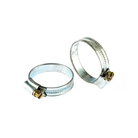 Хомуты металлические червячные 35-51 мм ширина 12 мм английский тип W1 2 шт Сибртех 47669 купить в Губкинске