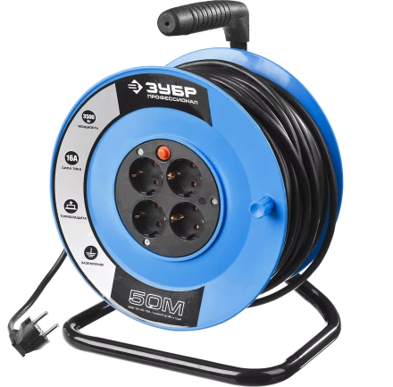 Удлинители на катушке силовые провод ПВС 3х1(15) кв мм серия ПРОФЕССИОНАЛ купить в Губкинске