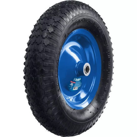 Колесо пневматическое для тачки 39913 380 мм серия ПРОФЕССИОНАЛ купить в Губкинске