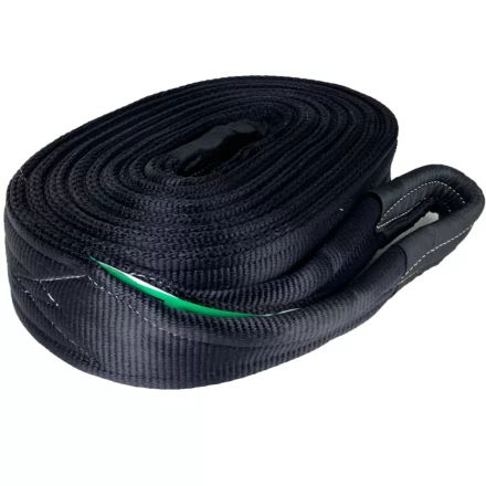 Трос буксировочный динамический HITCH PROF Лента масса авто 13т разрывная 39т 8м петля-петля (SZ071514) купить в Губкинске