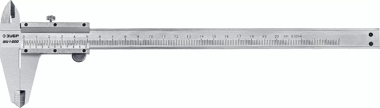 ЗУБР ШЦ-1-200, 200 мм, стальной штангенциркуль, Профессионал (34514-200) купить в Губкинске