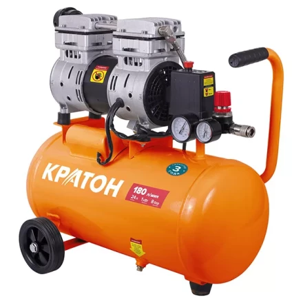 Компрессор безмасляный поршневой прямой привод Кратон AC-180-24-OFS 3 01 01 052 купить в Губкинске