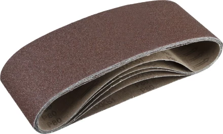 Лента шлифовальная бесконечная ЗУБР &quot;СТАНДАРТ&quot; на тканевой основе, для ЛШМ, P80, 100х610мм, 5 шт 35343-080 купить в Губкинске