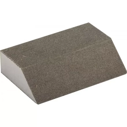 Губка шлифовальная ЗУБР &quot;МАСТЕР&quot; четырехсторонняя угловая, средняя жесткость, Р180, 100х68х42х26мм 35613-180 купить в Губкинске