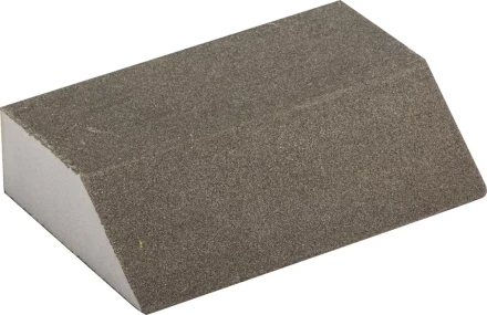 Губка шлифовальная ЗУБР &quot;МАСТЕР&quot; четырехсторонняя угловая, средняя жесткость, Р180, 100х68х42х26мм 35613-180 купить в Губкинске