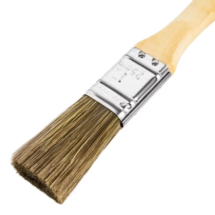 Кисть плоская &quot;Евро&quot; 1&quot;, смешанная щетина, деревянная ручка MTX 83077 купить в Губкинске