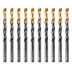 Сверло по металлу, 7 мм, HSS-Tin, Golden Tip, 10 шт. Denzel 717217 купить в Губкинске