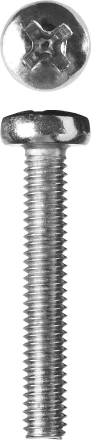 Винт ЗУБР &quot;МАСТЕР&quot; DIN 7985, класс прочности 4.8, оцинкованный, M4x25мм, 5кг 303150-04-025 купить в Губкинске