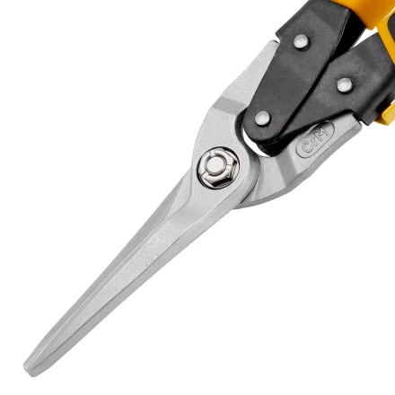 Ножницы по металлу, 315 мм Denzel 78373, прямой проходной рез, сталь-CrMo, трехкомпонентные рукоятки купить в Губкинске