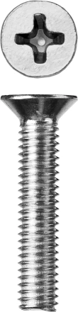 Винт ЗУБР &quot;МАСТЕР&quot; DIN 965, класс прочности 4.8, оцинкованный, M6x35мм, 5кг 303110-06-035 купить в Губкинске