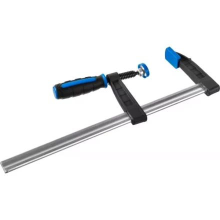 Струбцина ЗУБР &quot;ПРОФЕССИОНАЛ&quot;, тип &quot;F&quot;, двухкомпонентная ручка, стальная закаленная рейка, 80х300мм 32155-080-300 купить в Губкинске