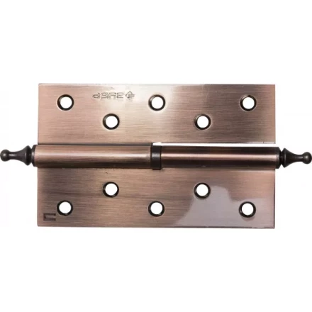 Петля дверная разъемная ЗУБР &quot;ЭКСПЕРТ&quot;, 1 подшипник, цвет ст. медь (AC), правая, с крепежом, 125х75х2,5мм, 2 шт 37605-125-6R купить в Губкинске