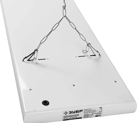 Обогреватель ЗУБР &quot;МАСТЕР&quot; инфракрасный, рифлёная панель, потолочный, закрытого типа, ТЭН, 2,0кВт, 3,0 м, 220В ИКО-К3-2000 купить в Губкинске