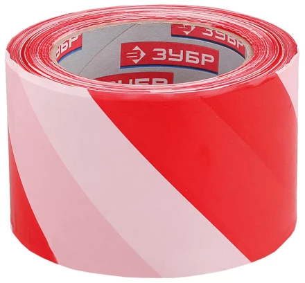 Сигнальная лента ЗУБР &quot;МАСТЕР&quot;, цвет красно-белый, 70мм х 200м 12240-70-200 купить в Губкинске