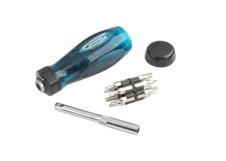 Отвертка реверсивная с удлинителем, трещотка 72 зуба, 12 шт, сталь S2 Gross 11603 купить в Губкинске