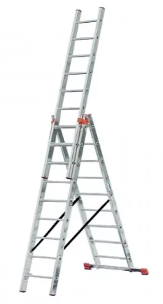 Лестница 3-х секционная алюминиевая 3*9 1013306 купить в Губкинске