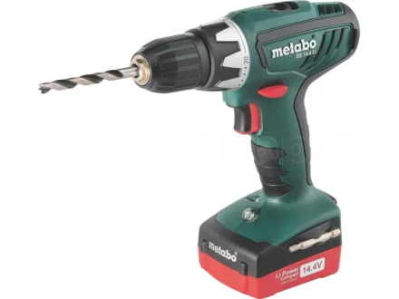 Дрель-шуруповерт аккумуляторный Metabo BS 14,4 Li в кейсе патрон до 10 мм купить в Губкинске
