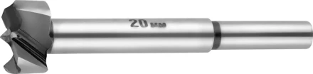 Сверло Форстнера по дереву, URAGAN 29995-20, d=20мм 29995-20 купить в Губкинске