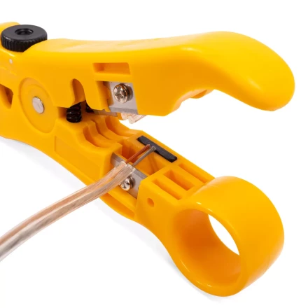 Стриппер КВТ КС-332 для снятия изоляции с коаксиального кабеля (89440) купить в Губкинске