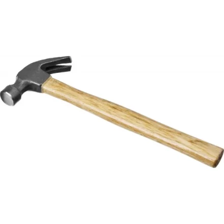 Молоток-гвоздодер STAYER &quot;STANDARD&quot; TopStrike с деревянной ручкой, 225г 20232-225 купить в Губкинске