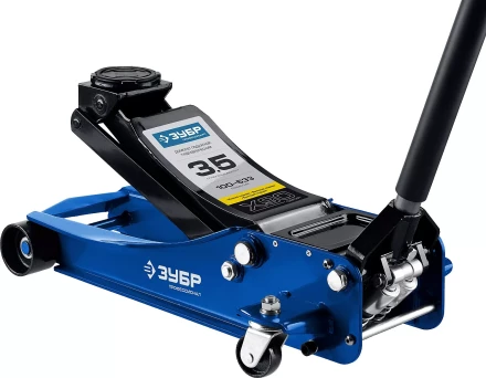 Домкрат гидравлический подкатной X90, 3,5т, 100-533мм, ЗУБР Профессионал 43054-3.5 43054-3.5 купить в Губкинске