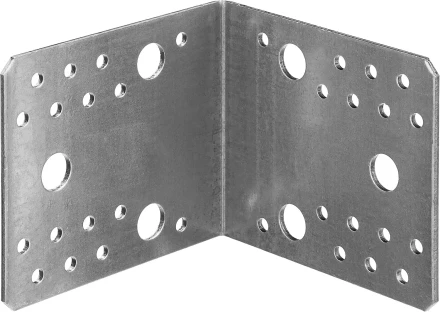 ЗУБР УК-2.5, 90 x 105 x 105 x 2.5 мм, цинк, крепежный уголок (31012-105) купить в Губкинске