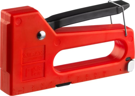 Степлер, пластиковый корпус для тонкой скобы тип 53 (4-8 мм), MIRAX 3142 купить в Губкинске
