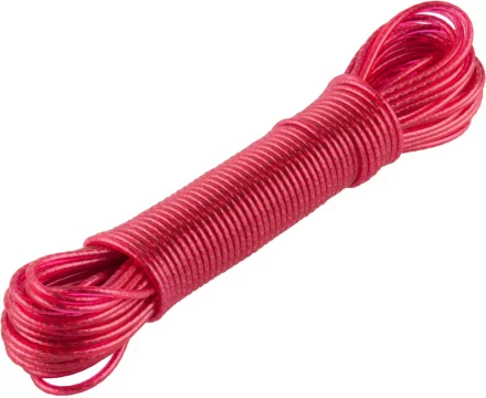 Шнур ЗУБР &quot;МАСТЕР&quot; бельевой, стальная сердцевина, в пластиковой оплетке, 15м 50140-15 купить в Губкинске