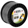 Леска для триммера двухкомпонентная звезда, 2,4мм х 260м, на DIN катушке EXTRA CORD// Denzel 96813 купить в Губкинске