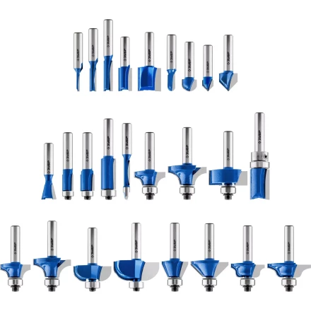 ЗУБР 26 шт, набор профильных фрез по дереву, Профессионал (28796-H26) купить в Губкинске