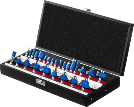 ЗУБР 26 шт, набор профильных фрез по дереву, Профессионал (28796-H26) купить в Губкинске