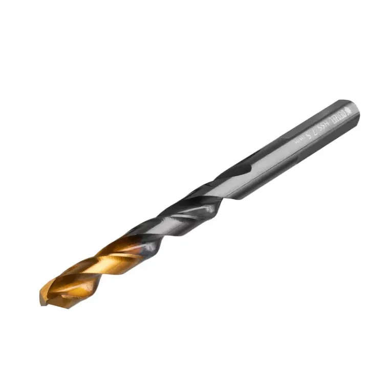 Сверло по металлу, 7,5 мм, HSS-Tin, Golden Tip, 8 шт. Denzel 717218 купить в Губкинске