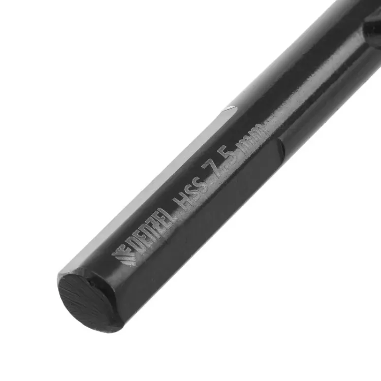 Сверло по металлу, 7,5 мм, HSS-Tin, Golden Tip, 8 шт. Denzel 717218 купить в Губкинске
