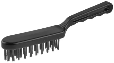 Щетка ЗУБР &quot;ЭКСПЕРТ&quot; проволочная стальная большая с пластмассовой ручкой, 4 ряда 35011-4_z01 купить в Губкинске