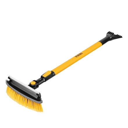 Щетка-сметка со скребком, телескоп, поворотная голова, водосгон 950-1320 мм Denzel 55327 купить в Губкинске