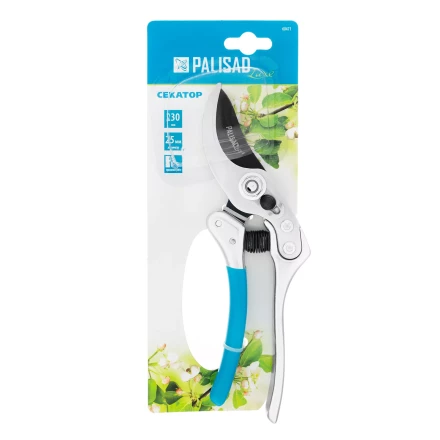 Секатор прямого реза Palisad 60471, 230 мм, усиленный, нижняя рукоятка в ПВХ - оболочке, Luxe, купить в Губкинске