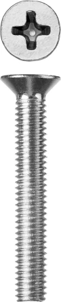 Винт ЗУБР &quot;МАСТЕР&quot; DIN 965, класс прочности 4.8, оцинкованный, M6x40мм, 5кг 303110-06-040 купить в Губкинске