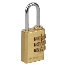 Замок ЗУБР "ЭКСПЕРТ" навесной мини, кодовый, 3 диска 37118-1_z01