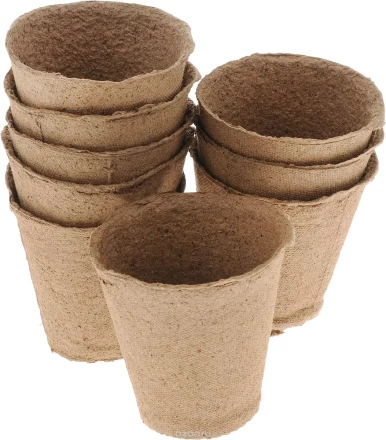 Торфяной горшочек 110*100 мм круглый 20шт/упак Россия 64361 купить в Губкинске