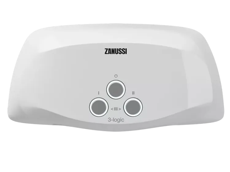 Водонагреватель проточный ZANUSSI 3-logic 6.5 TS душ и кран купить в Губкинске