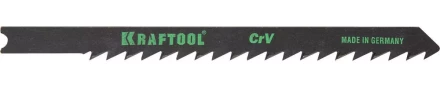 Полотна KRAFTOOL, U144D, для эл/лобзика, Cr-V, по дереву, ДВП, ДСП, быстрый рез, US-хвост., шаг 4мм, 75мм, 2шт 159621-4 купить в Губкинске