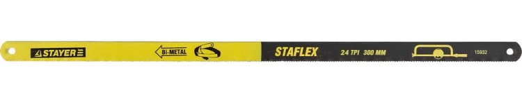 Полотно STAYER "PROFI" "STAYER-FLEX" по металлу, биметаллическое, 18TPI, 300 мм, 10 шт 15931-S10 купить в Губкинске