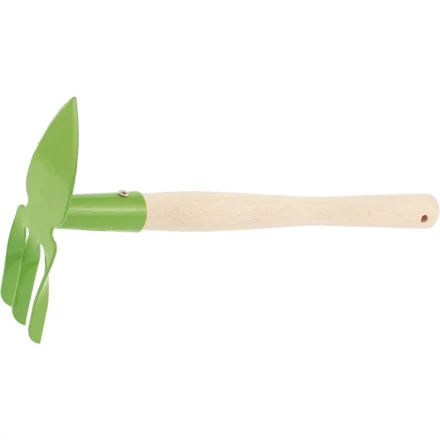 Мотыжка комбинированная "лепесток" 3 витых зуба деревянная рукоятка СИБРТЕХ 62306 купить в Губкинске