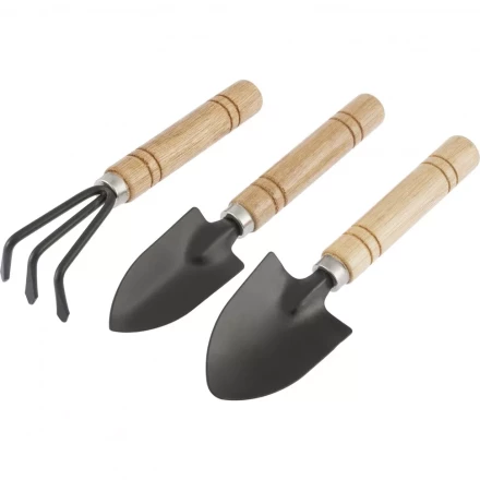 Набор по уходу за комнатными растениями деревянная рукоятка (совок широкий, совок узкий, рыхлитель) Palisad 63043 купить в Губкинске