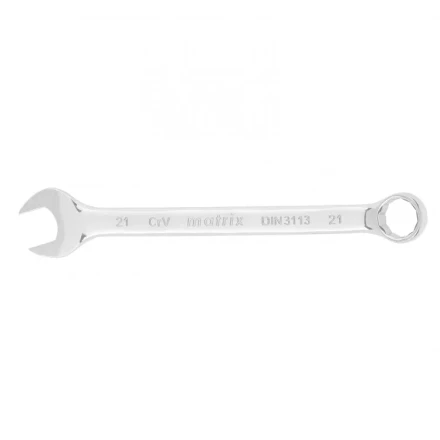Ключ комбинированный Matrix 21 мм полированный хром 15165 купить в Губкинске