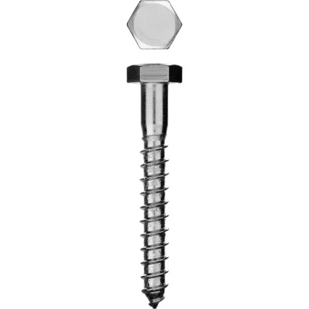 Шурупы ЗУБР &quot;МАСТЕР&quot; с шестигранной головкой, оцинкованные, 10x60мм, 40шт 4-300451-10-060 купить в Губкинске