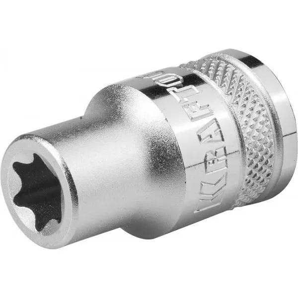 Торцовая головка KRAFTOOL "INDUSTRIE QUALITAT", Cr-V, внешний TORX, хромосатинированная, 1/2", Е 14 27810-14_z01 купить в Губкинске