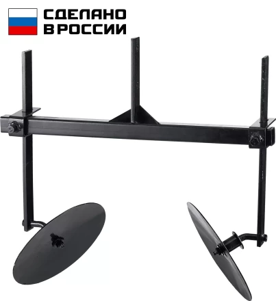 ЗУБР ОК-3, без сцепки, окучник дисковый раздвижной для мотоблоков (707101-3) купить в Губкинске