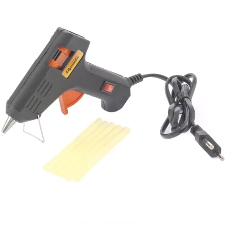 Клеевой пистолет с выкл. 7 мм в кейсе 20 Вт 2,5 г./мин. SPARTA 93025 купить в Губкинске