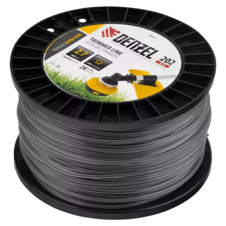 Леска для триммера двухкомпонентная звезда, 2,7мм х 202м, на DIN катушке EXTRA CORD// Denzel 96814 купить в Губкинске
